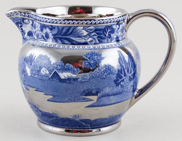 Jug or Pitcher silver lustre c1950s